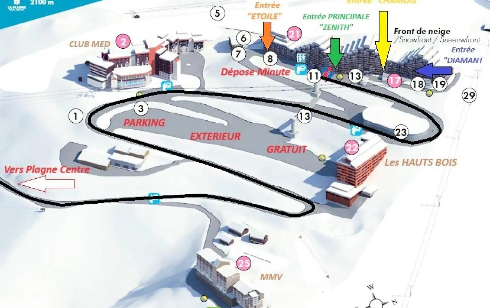 Residence Aime 2000 - 4 Pieces 6 Pers. Plagne Aime 2000 Mae-4841 La Plagne-Tarentaise Apartment